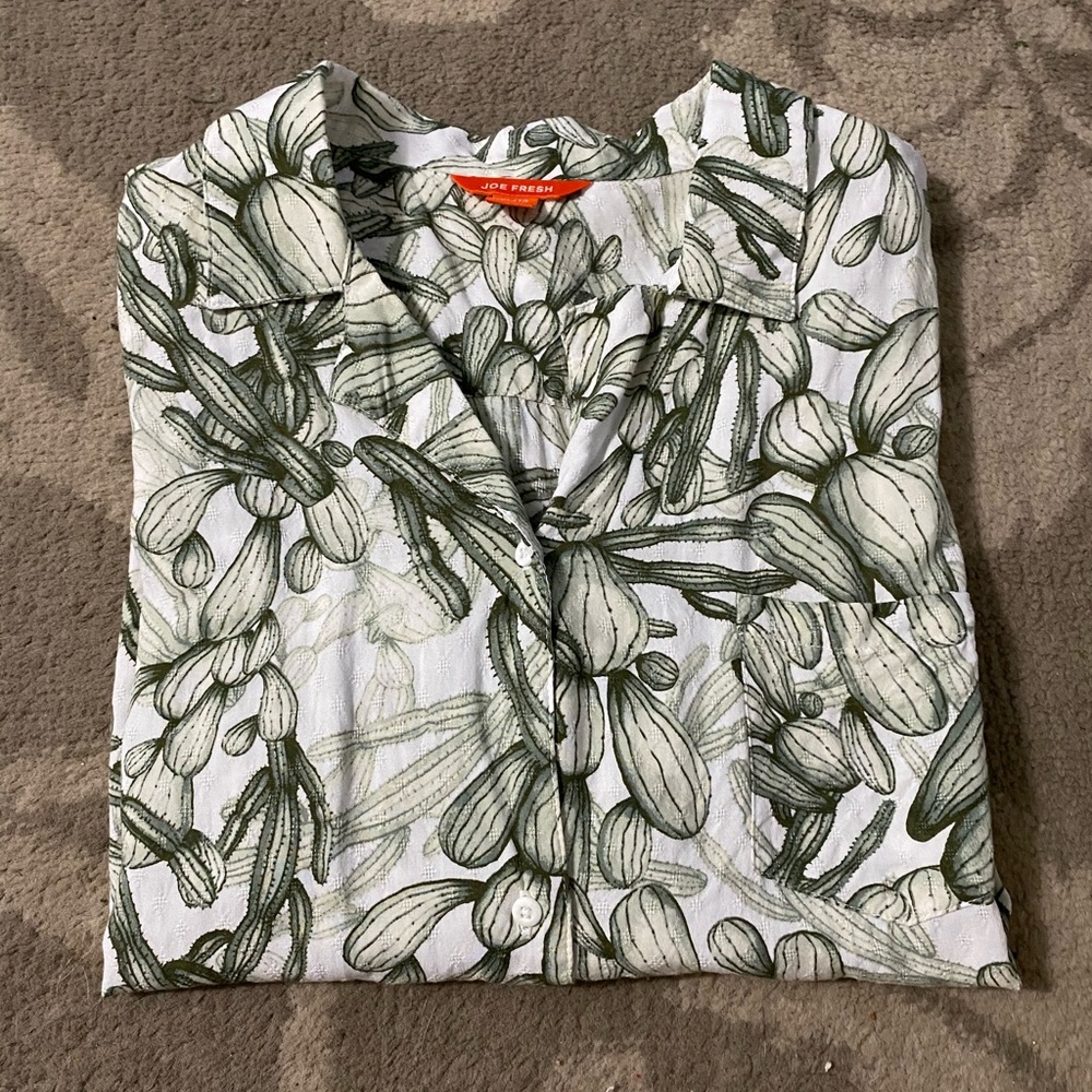 Cactus print blouse!